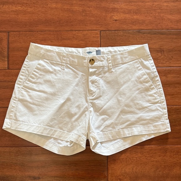 Lot of 2 pairs of size 2 Shorts - Old Navy and J. Crew Red & White - Picture 8 of 11